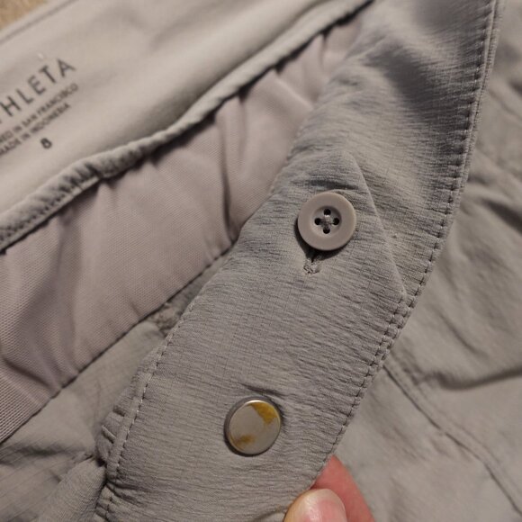 Athleta Trekkie Jogger 2.0 Pants Women's Size 8 Gray - Picture 4 of 14